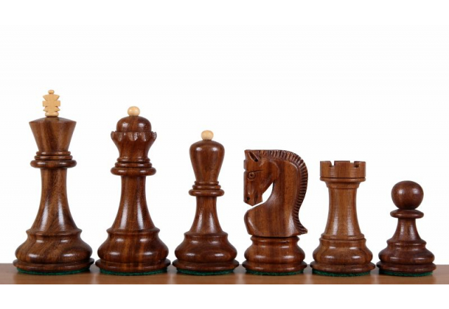 Piezas de ajedrez Zagreb Acacia / Boj 4''